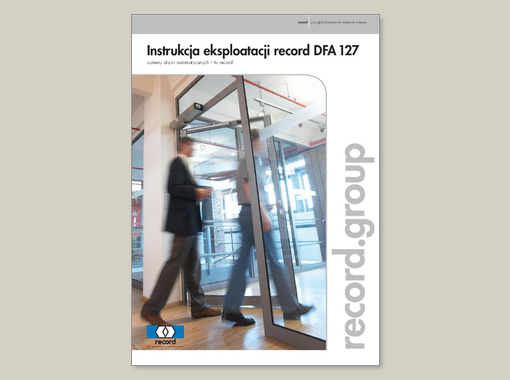 record DFA127 – Instrukcja eksploatacji