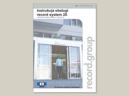 record system 20 – Instrukcja obsługi